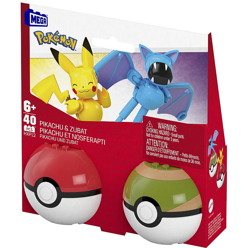 Pokemon Pikachu & Zubat Mega Pokemon