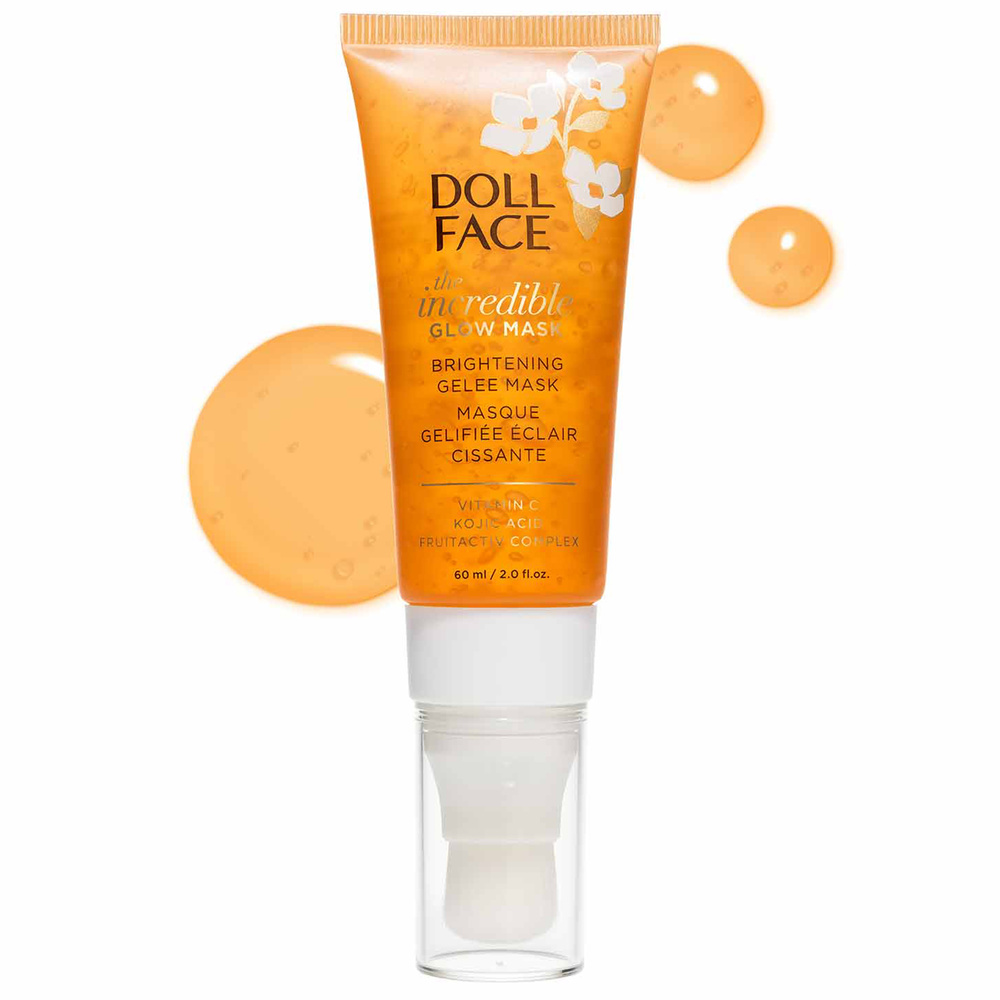 doll face THE INCREDIBLE GLOW MASK Face Mask