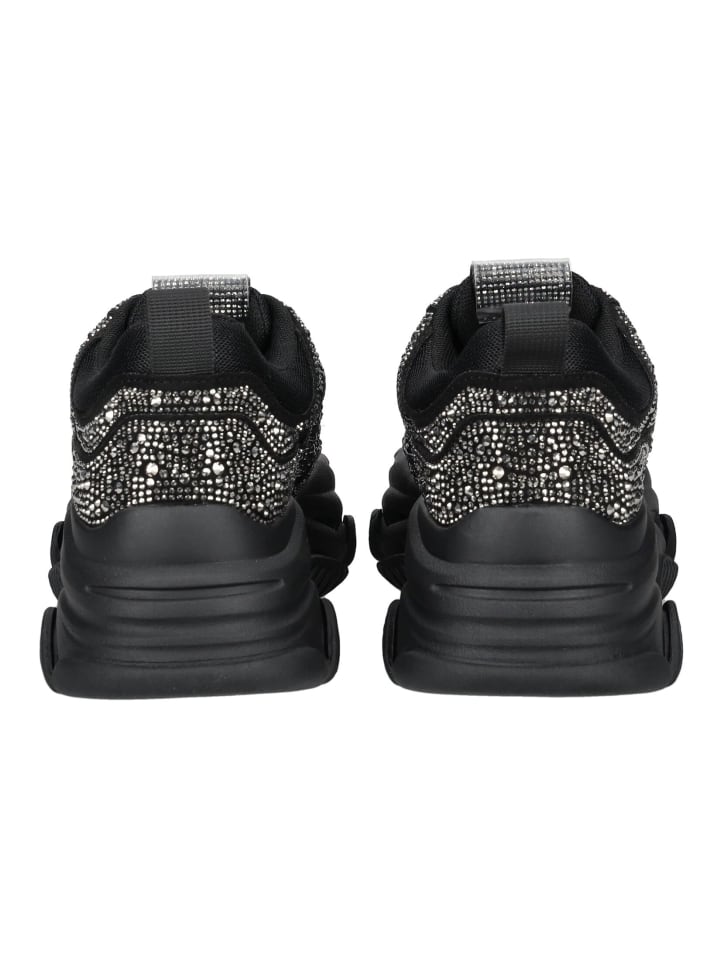 Steve Madden Halbschuhe in Schwarz/Silber günstig kaufen