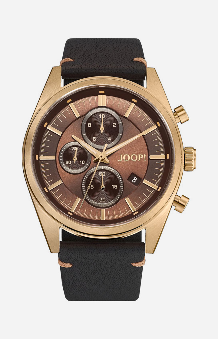 Herrenuhr in Gold/Schwarz