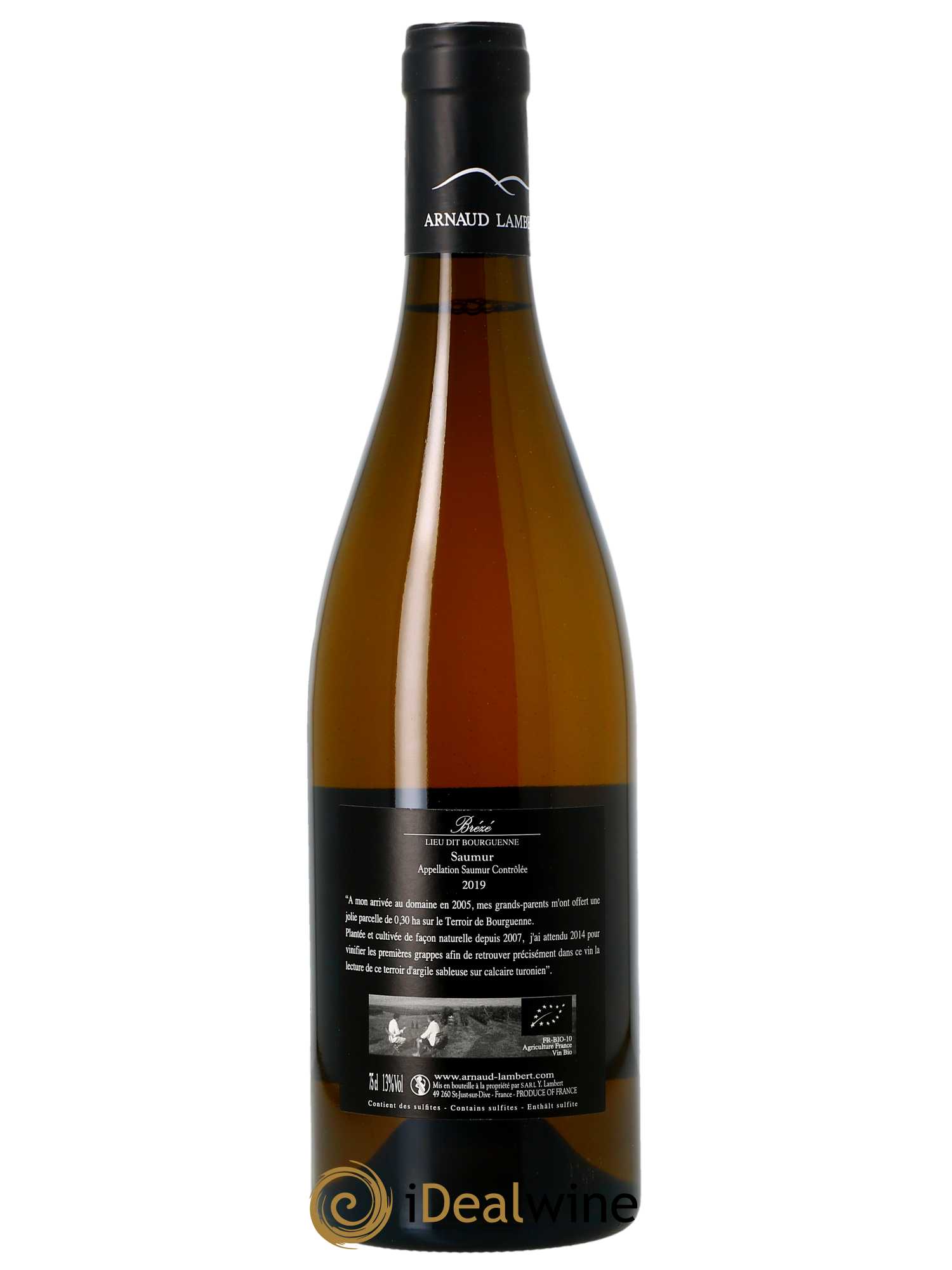 Saumur Brezé Bourgenne Arnaud Lambert  2019 - Lot de 1 Bouteille