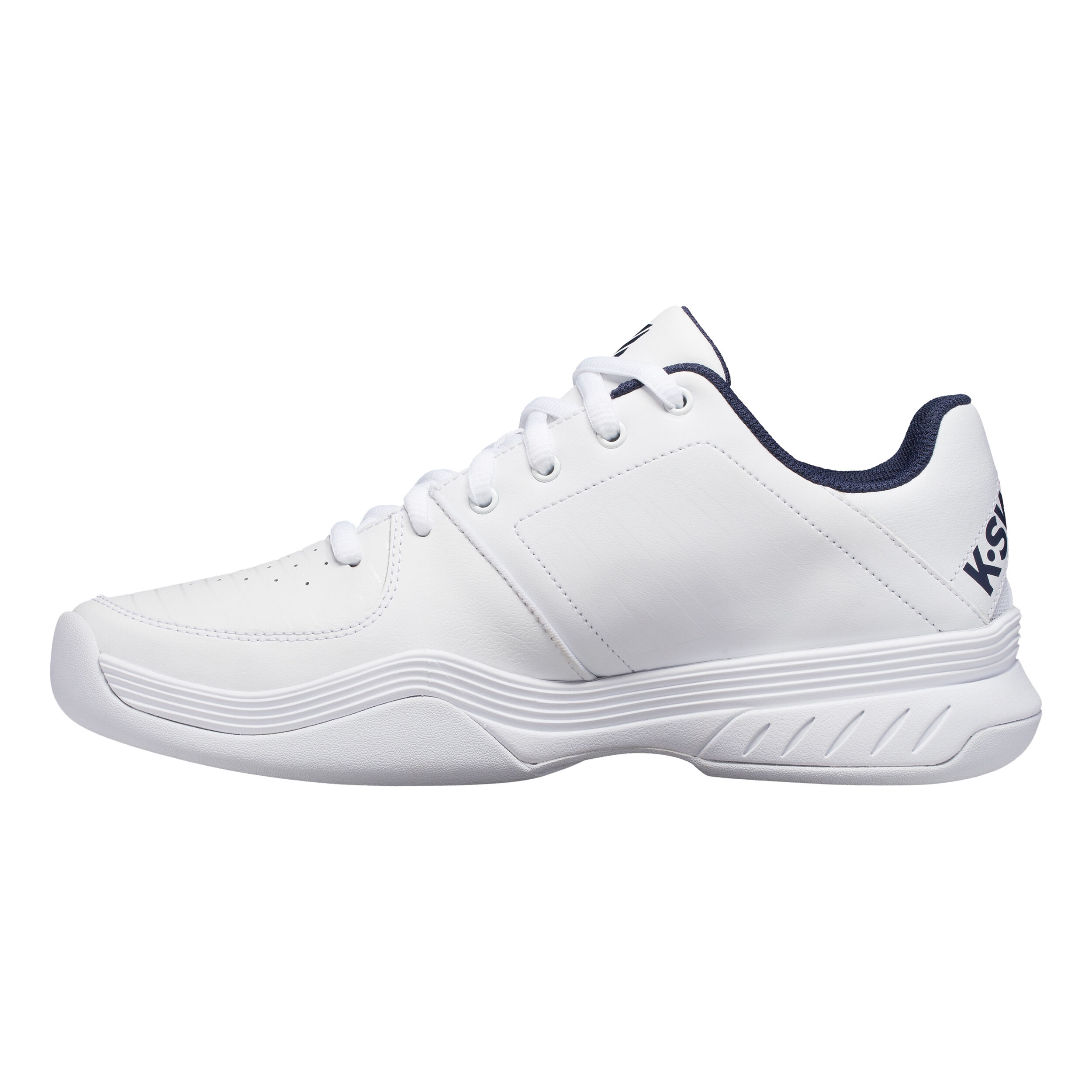Express Court Carpet Teppichschuh Herren - Weiß, Dunkelblau
