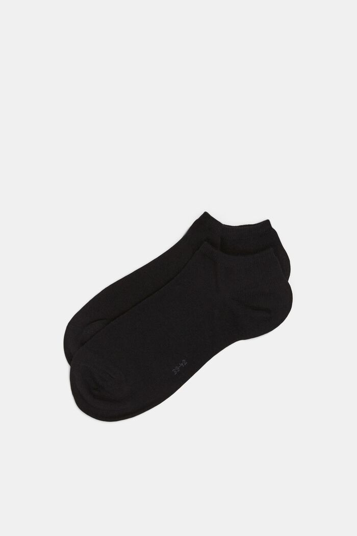 2er-Set Sneakersocken, Bio-Baumwolle