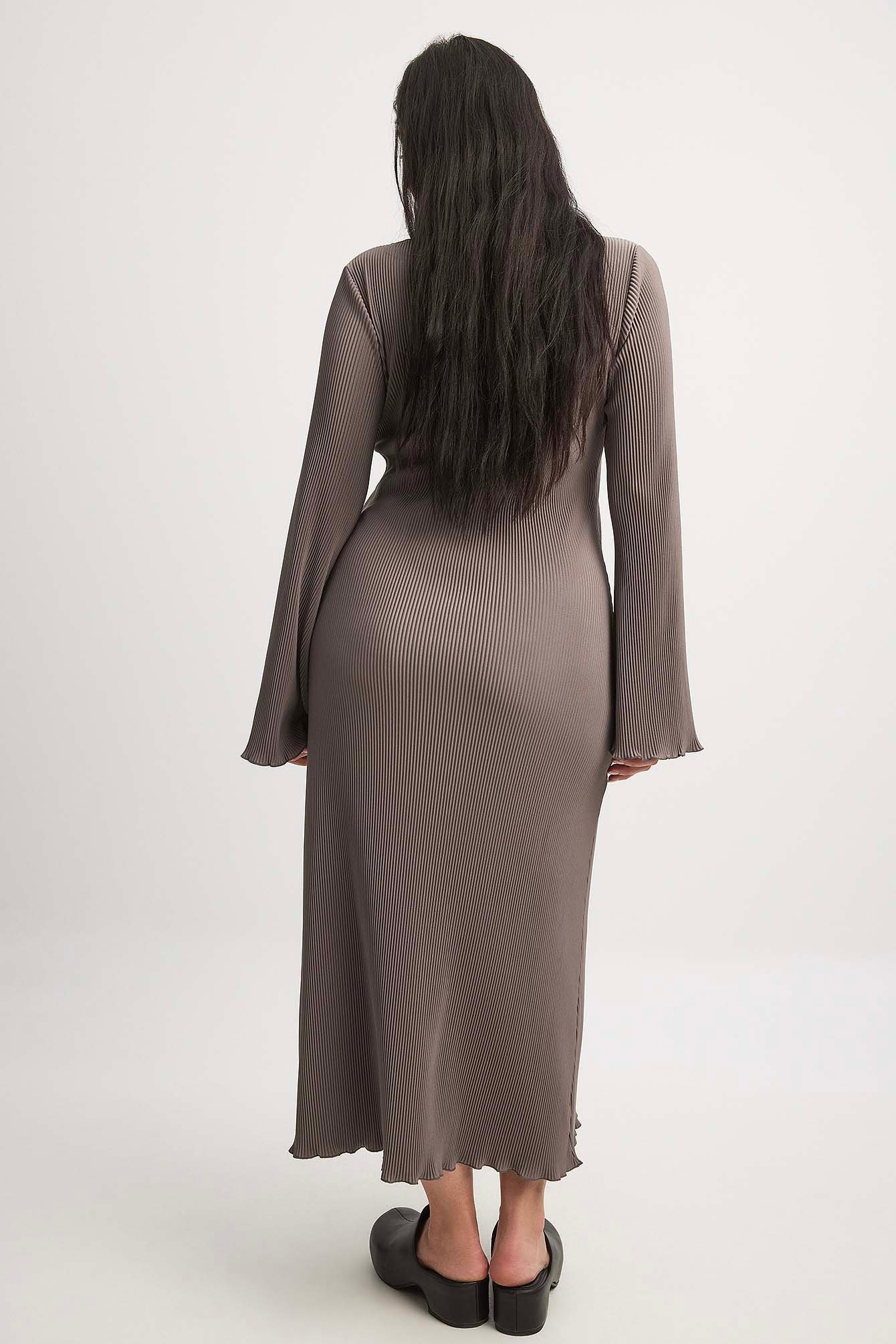 Midikleid mit Falten