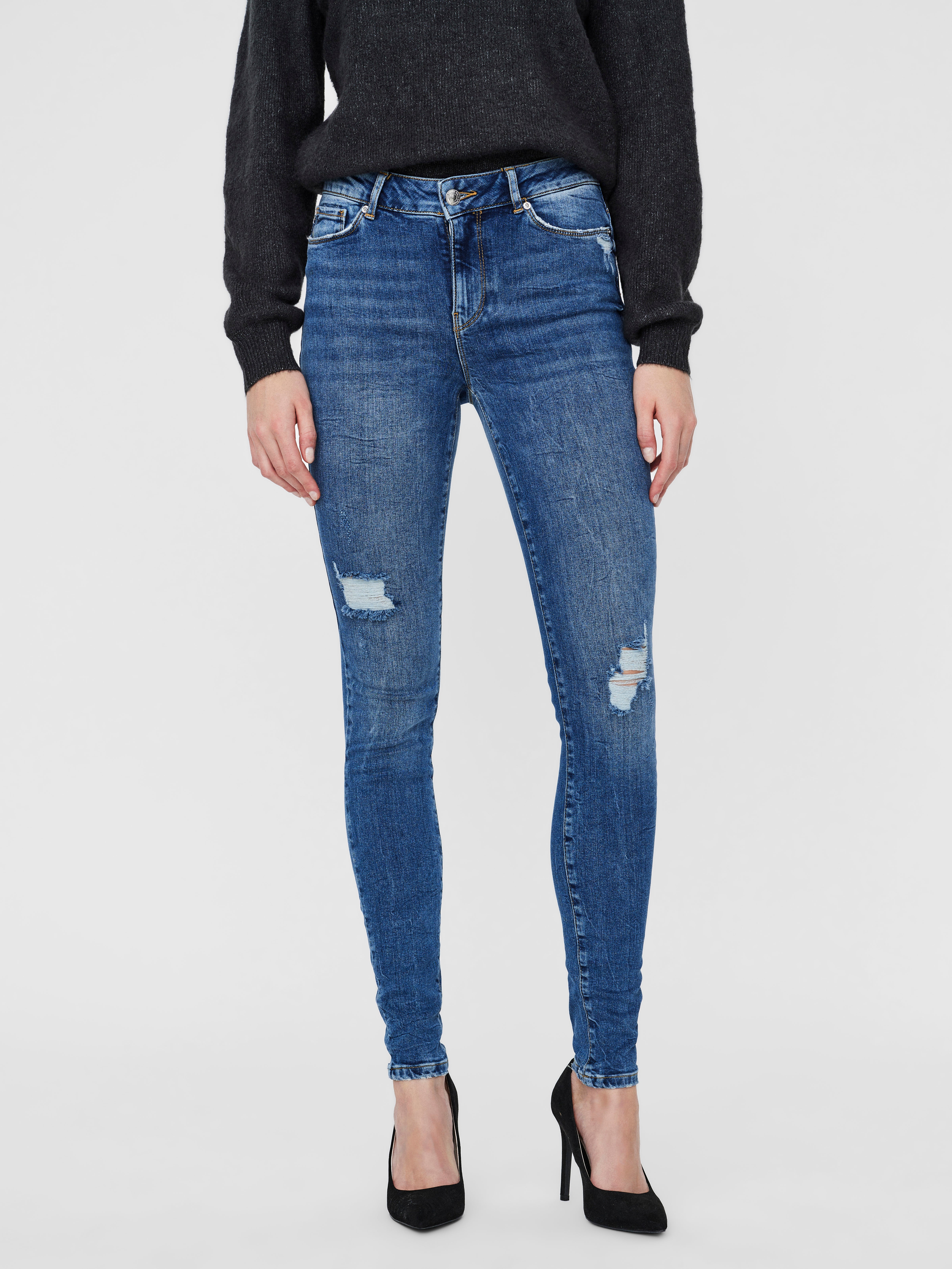VMSEVEN Mid Rise Slim Fit Jeans