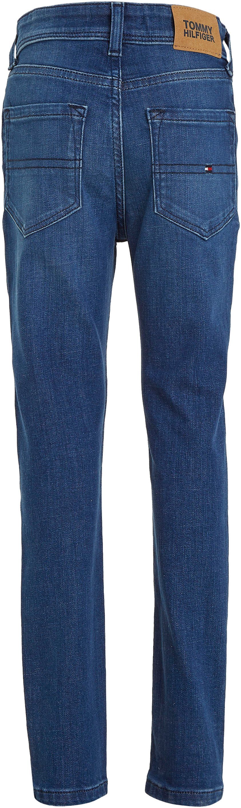 Tommy Hilfiger Slim-fit-Jeans SCANTON Y DARK WASH mit Logostickerei