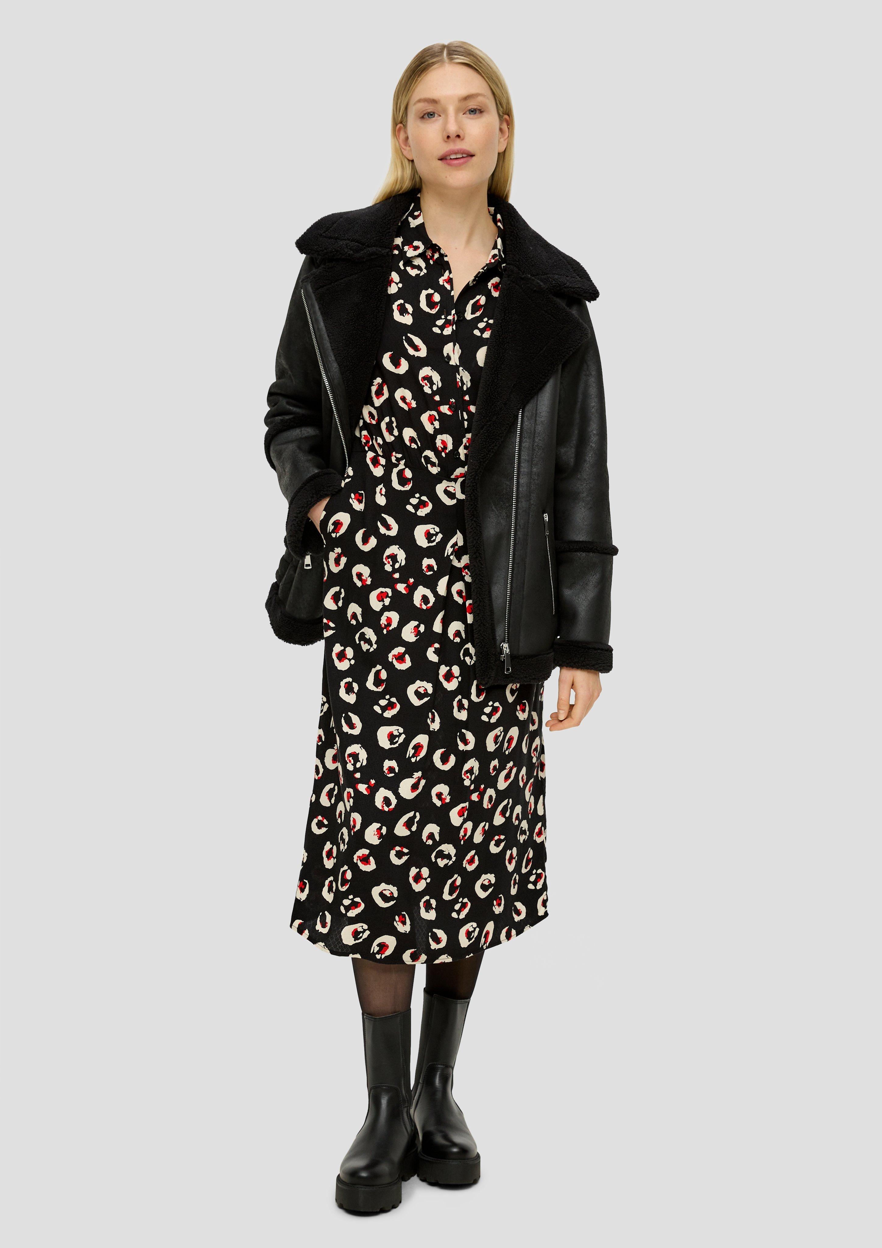Hemdblusenkleid aus Viskose  2143037-99A1