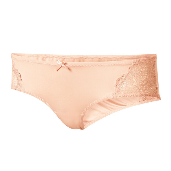 Damen Sommer Slips 2er-Set, Hipster, peach