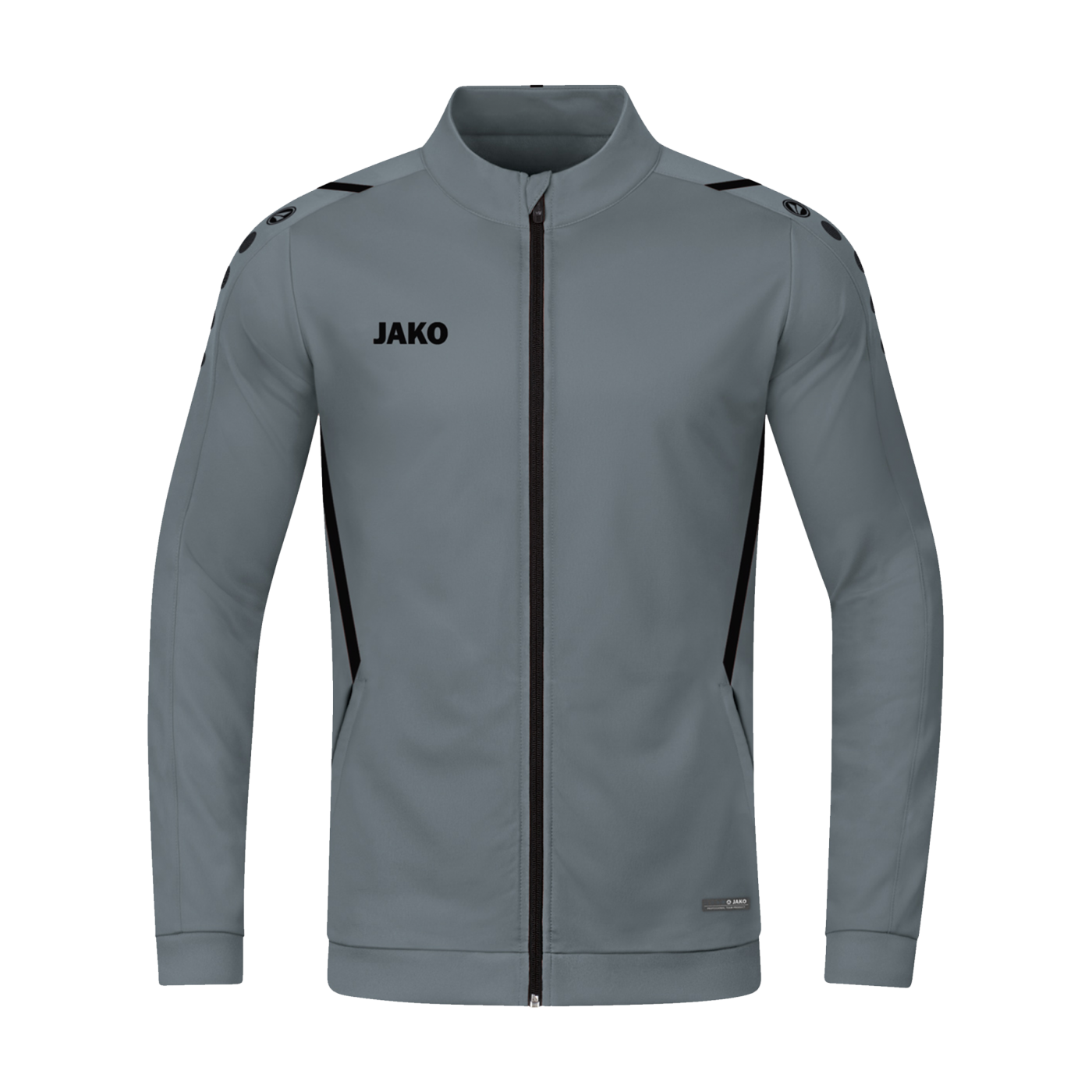 JAKO Challenge Polyesterjacke Grau Schwarz F841
