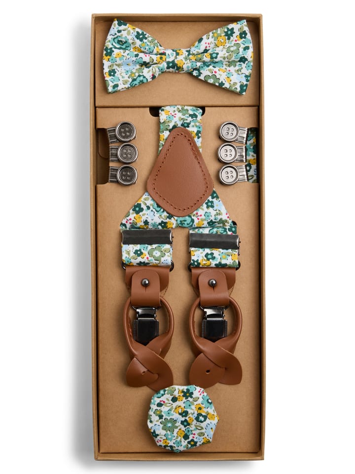 Finshley & Harding London Accessoire-Set in mint gelb - 0001 günstig kaufen onesize
