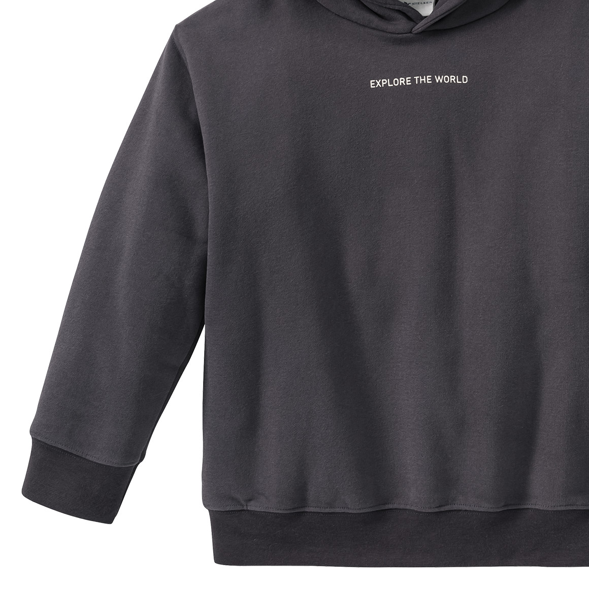 Jungen Hoodie mit kleinem Message-Print