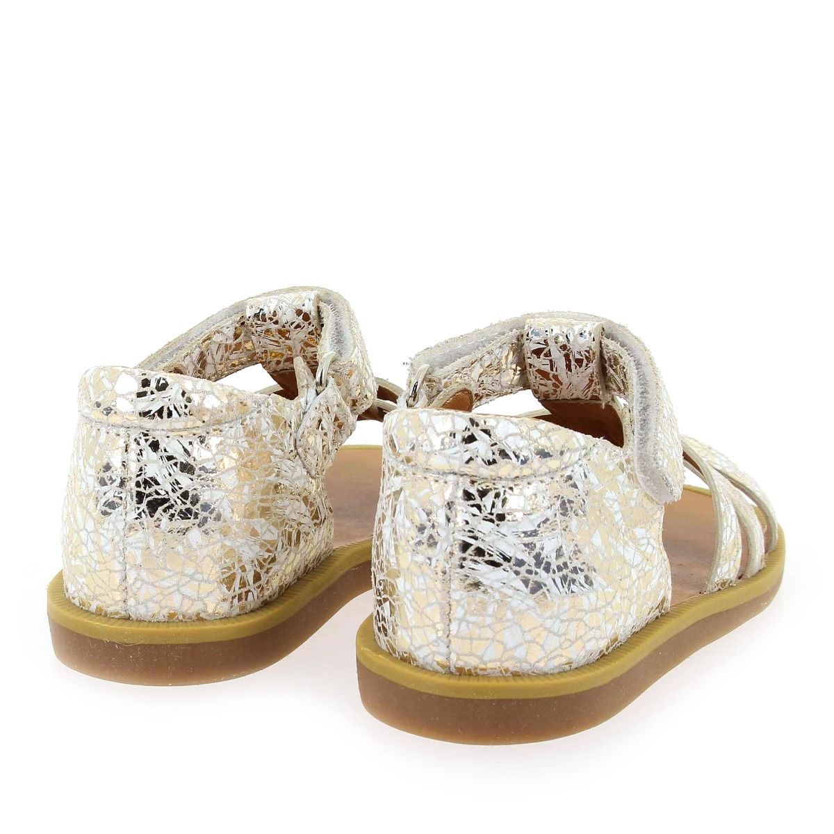 Pom d'api  POPPY STRAP - Platine blanc