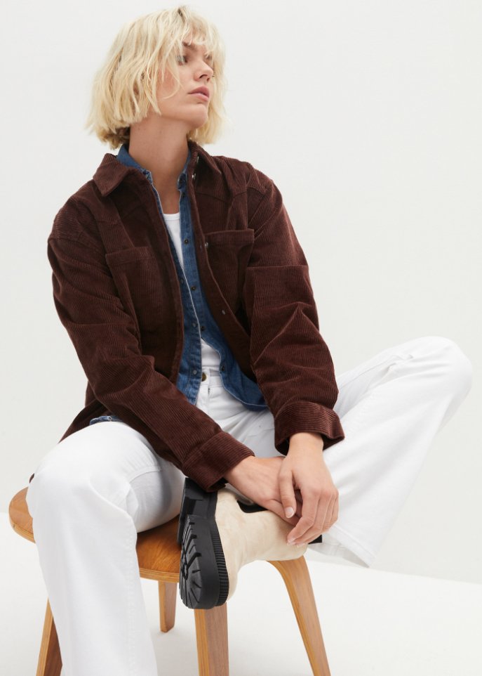 Cord-Shaket, oversized