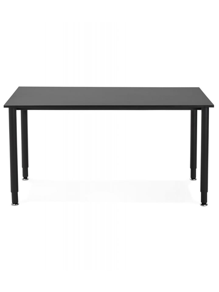 KADIMA DESIGN Schreibtisch FOCUS aus Holz und Metall | Minimalistisches Design in Schwarz günstig kaufen onesize