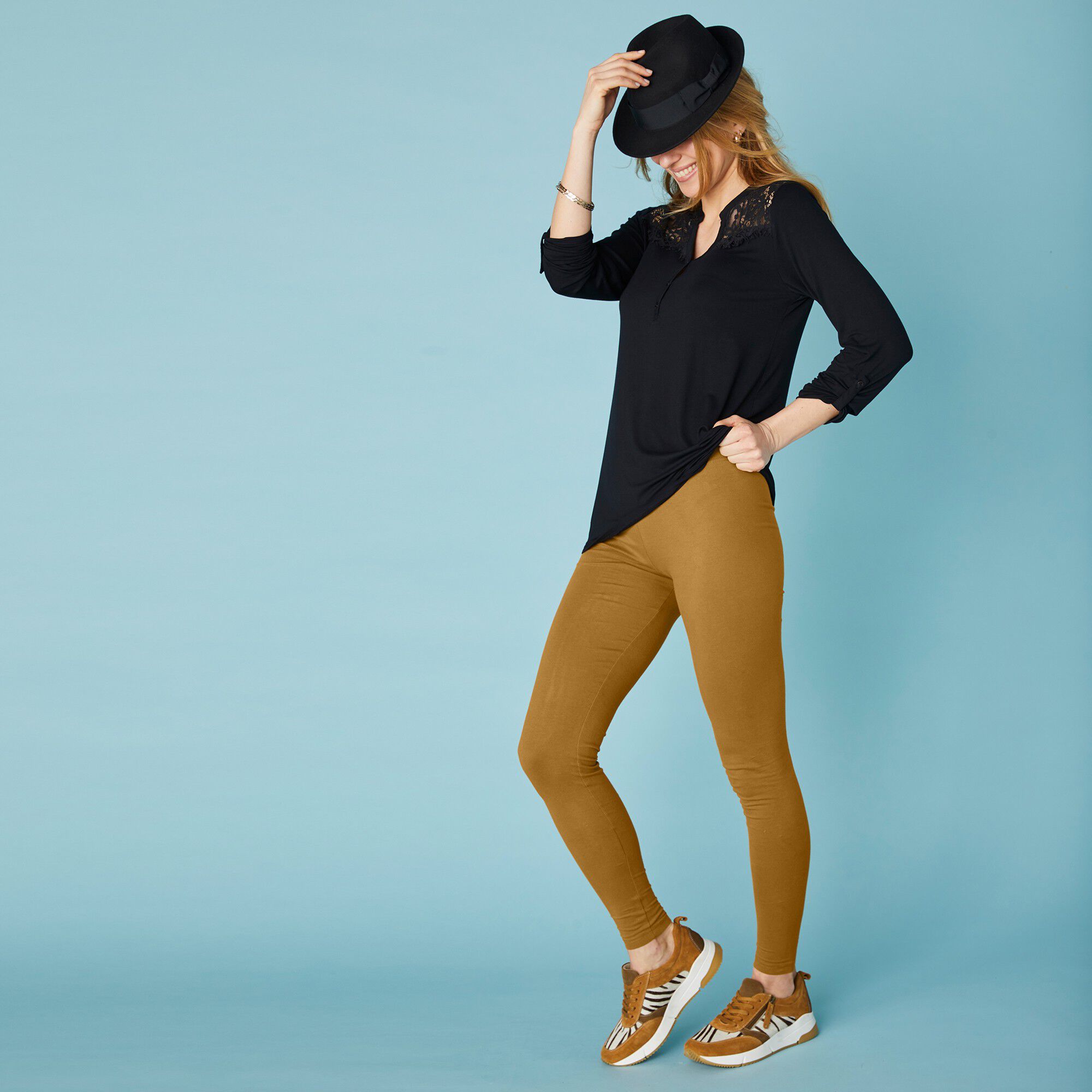 Legging taille élastiquée
