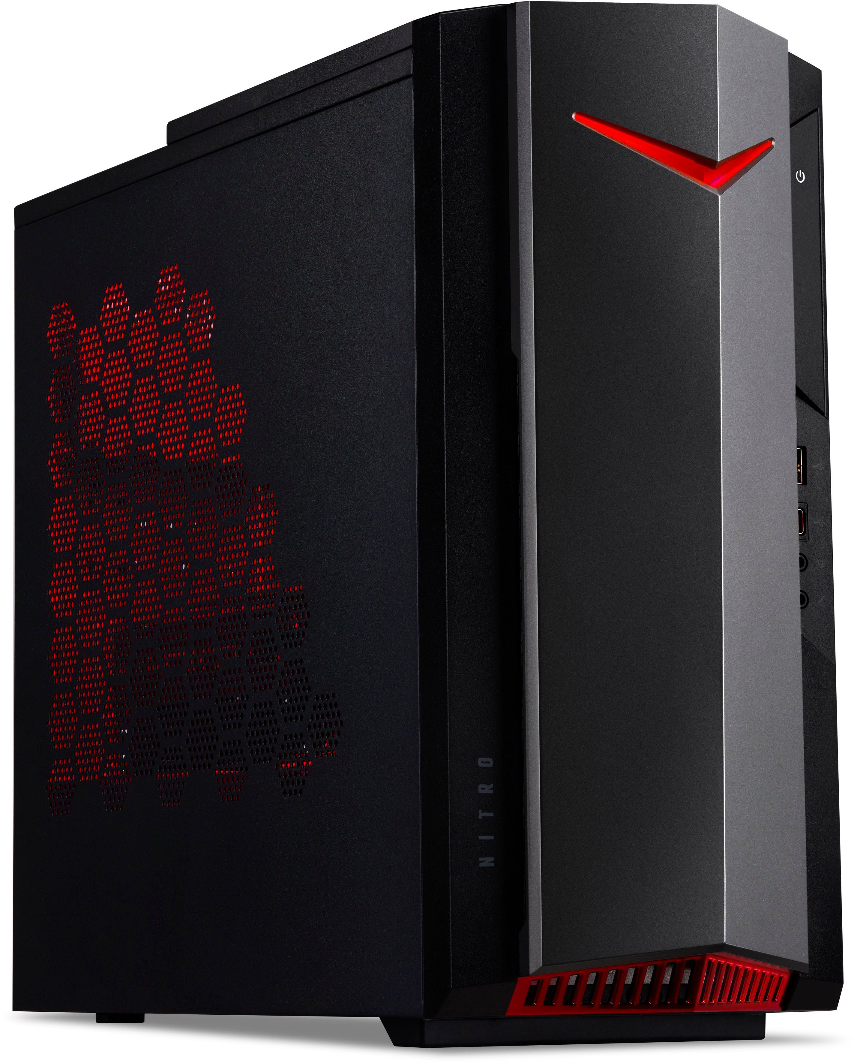 Acer Nitro 50 (N50-640) Gaming-PC (Intel® Core i5 12400F, GeForce GTX 1660 Super, 16 GB RAM, 1024 GB SSD, Luftkühlung)