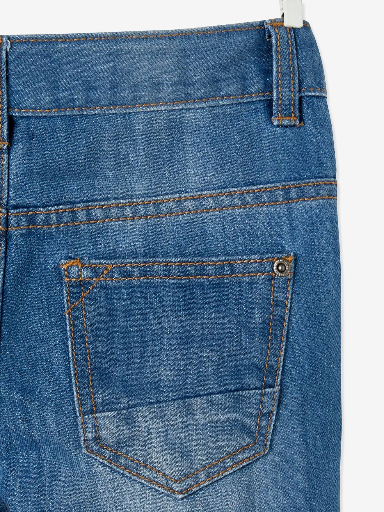 Jean droit indestructible MorphologiK tour de hanches FIN garçon denim brut