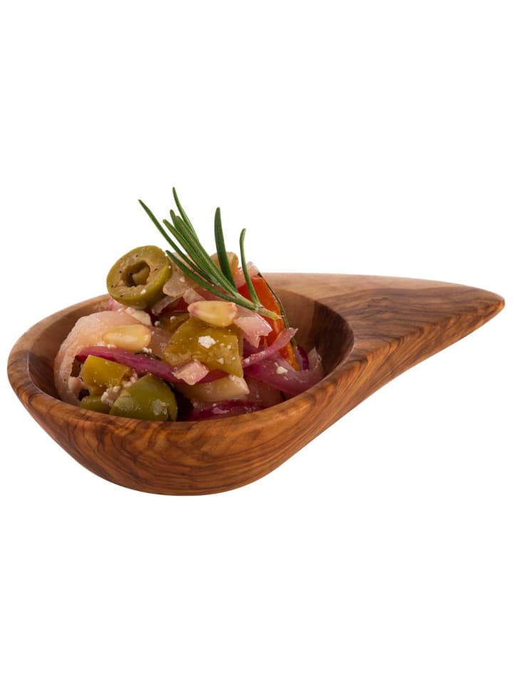 APS 2er-Set Schale OLIVE in Braun - 12,5 x 8 cm, H: 2,5 cm        günstig kaufen onesize