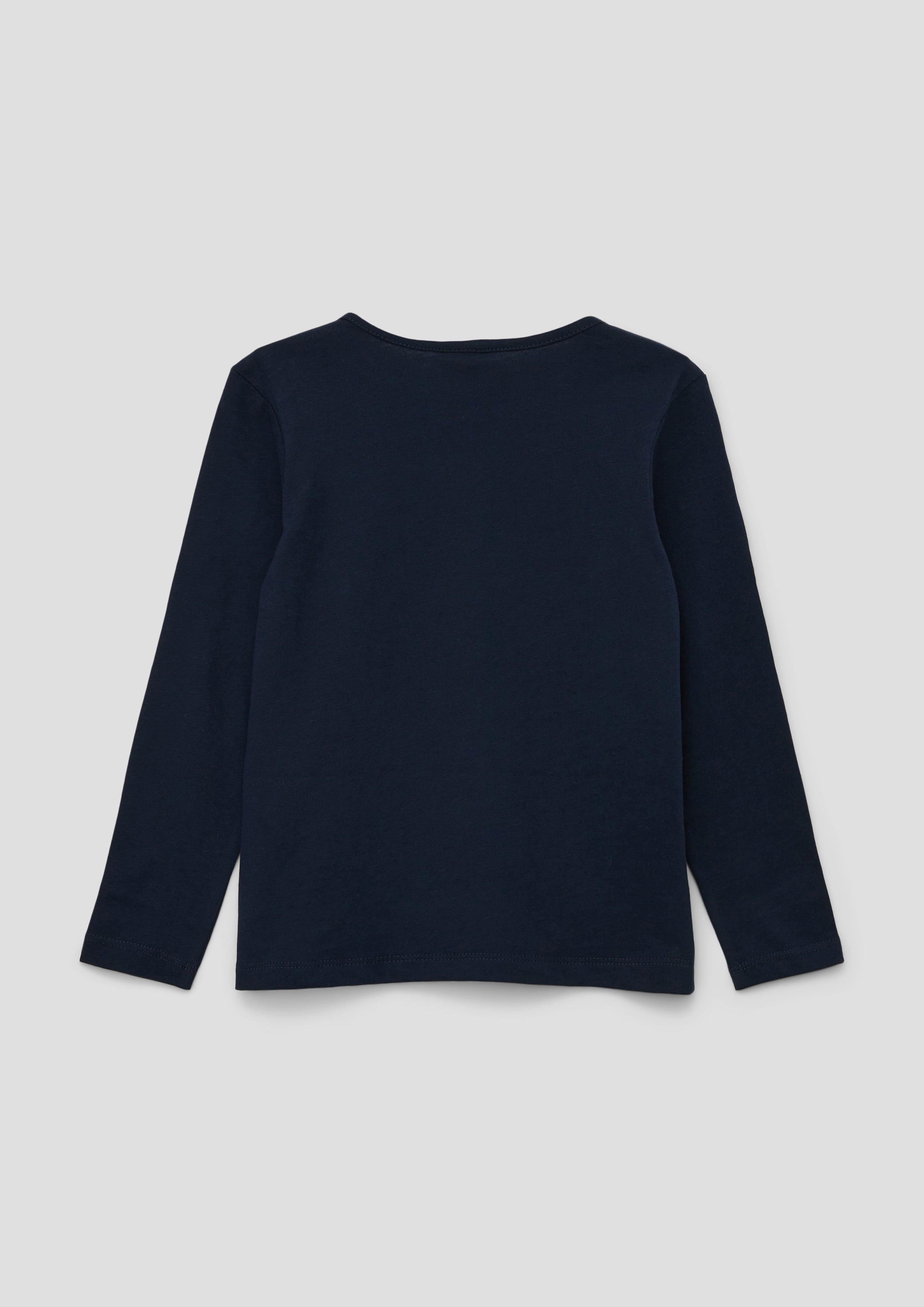 Longsleeve mit glitzerndem Frontprint  2133800-5952