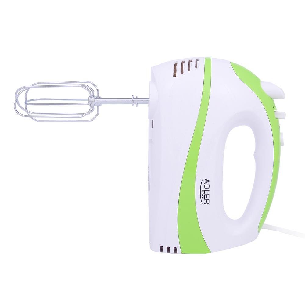 Adler Handmixer AD 4205g, Mixer, 300 Watt, 5 Geschwindigkeitsstufen, TURBO-Taste