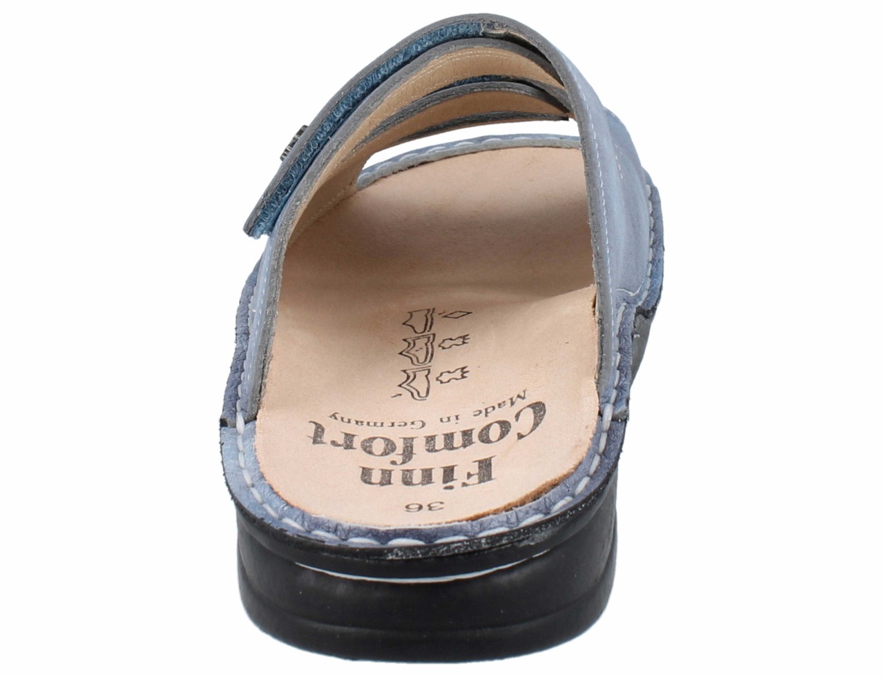FINN COMFORT Pantoletten blau 02557-705124