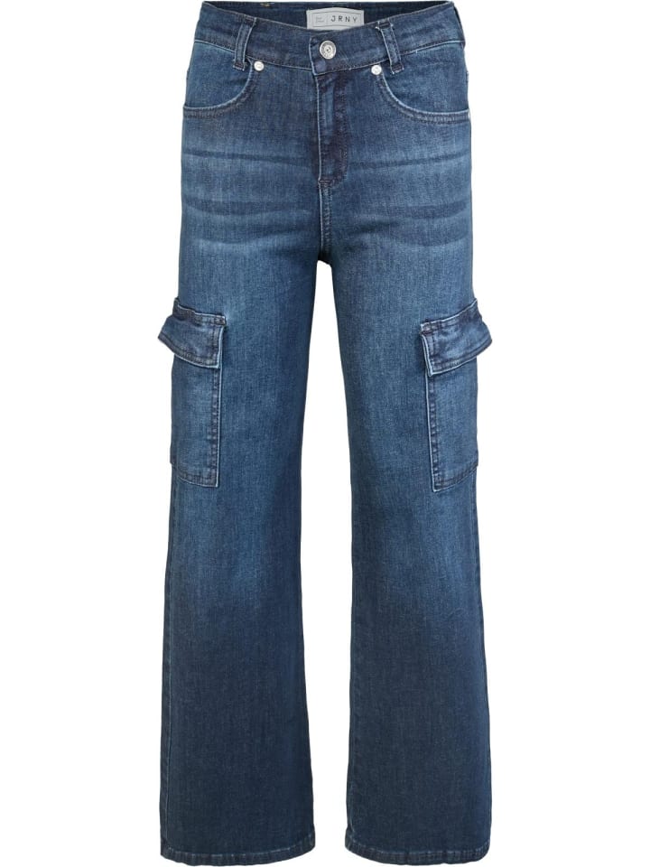 Blue Effect Wide Leg Cargojeans slim fit in dark blue günstig kaufen