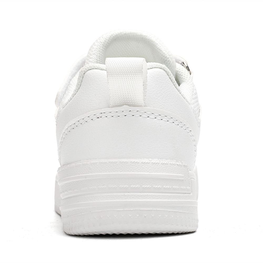 HUSKSWARE Sneaker (Weiße Kinderschuhe, atmungsaktiv, rutschfest) Kinder-Sneaker, Leichte und atmungsaktive Laufschuhe, Outdoor-Fitnessschuhe