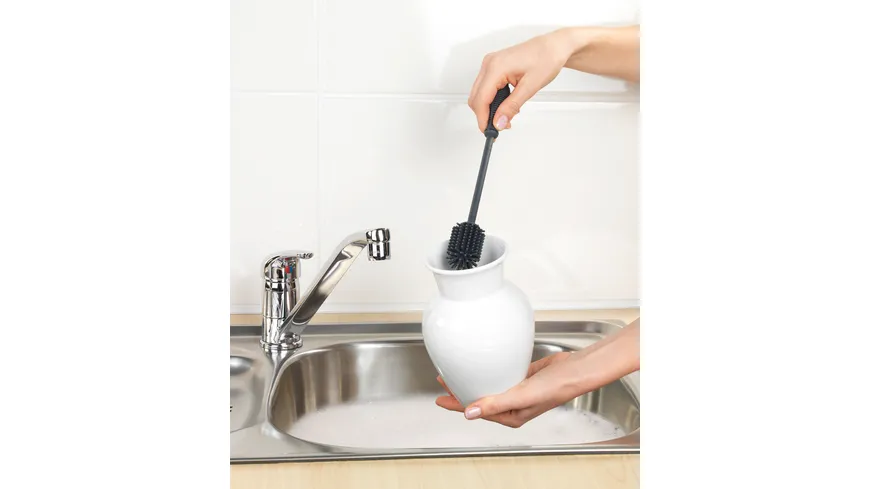 WENKO Silikon Spülbürste Sia 25cm Grau