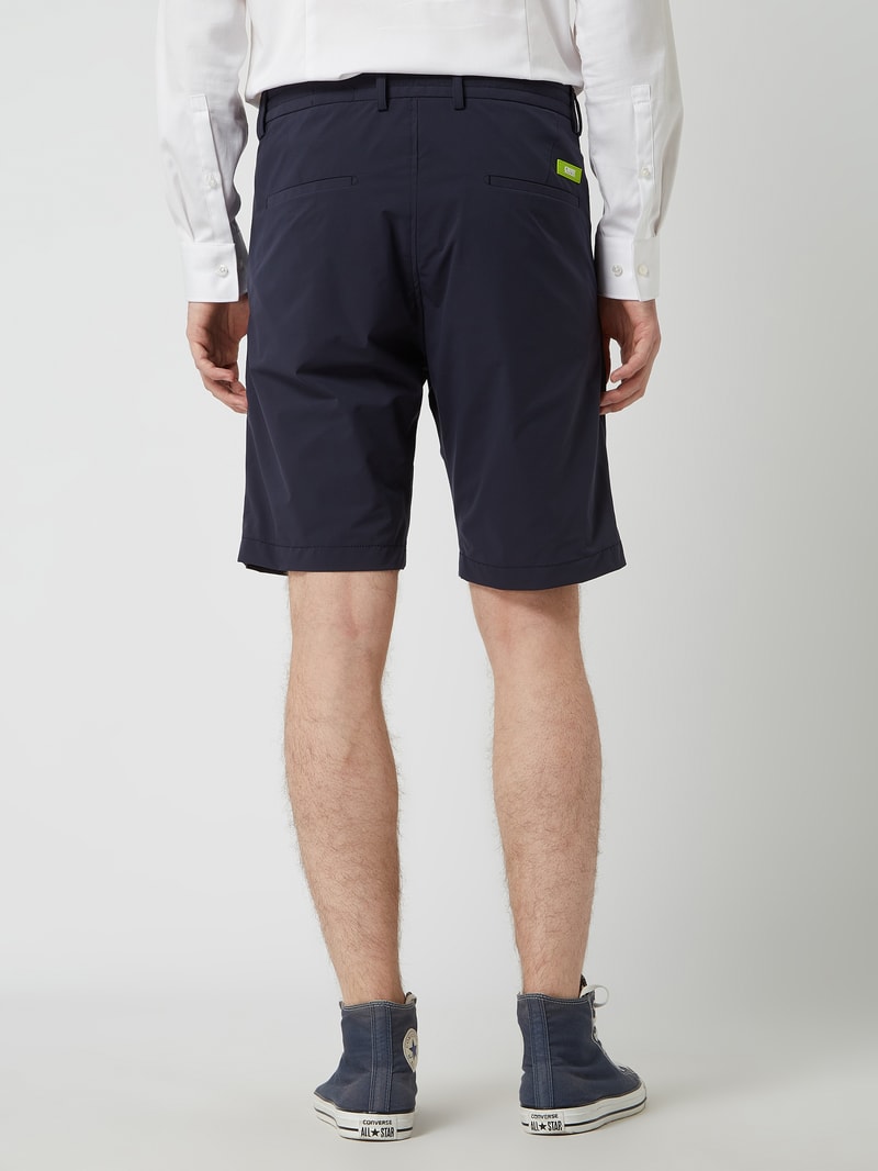 Bermudas mit Budnfalten Modell 'Cijuno' in blau
