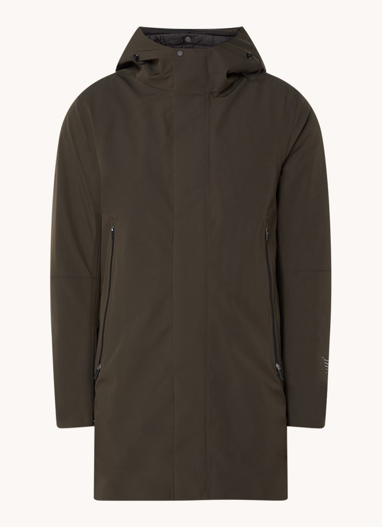 Krakatau QM481 parka with zip pockets