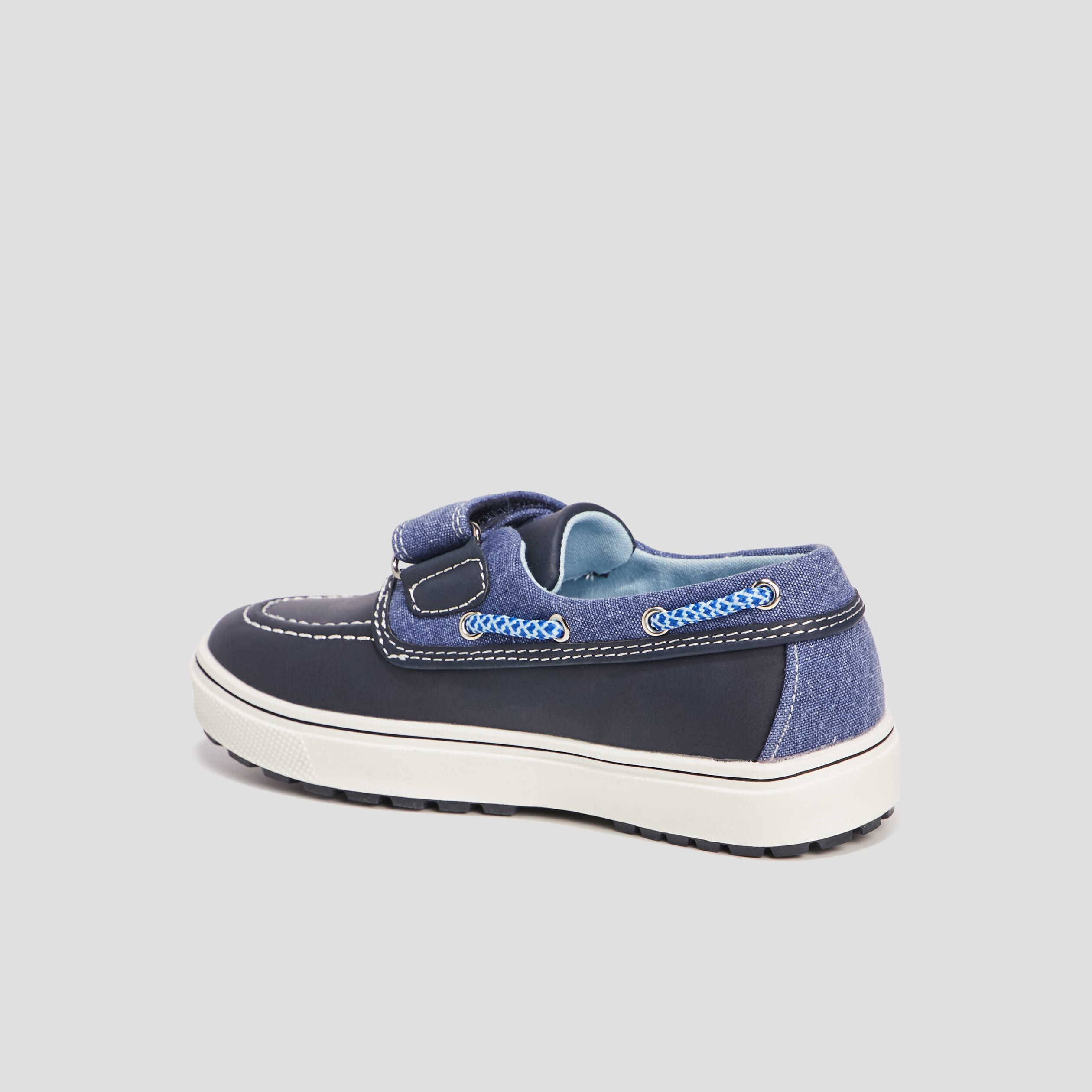 Chaussures en toile à scratch Creeks bleu garçon | La Halle