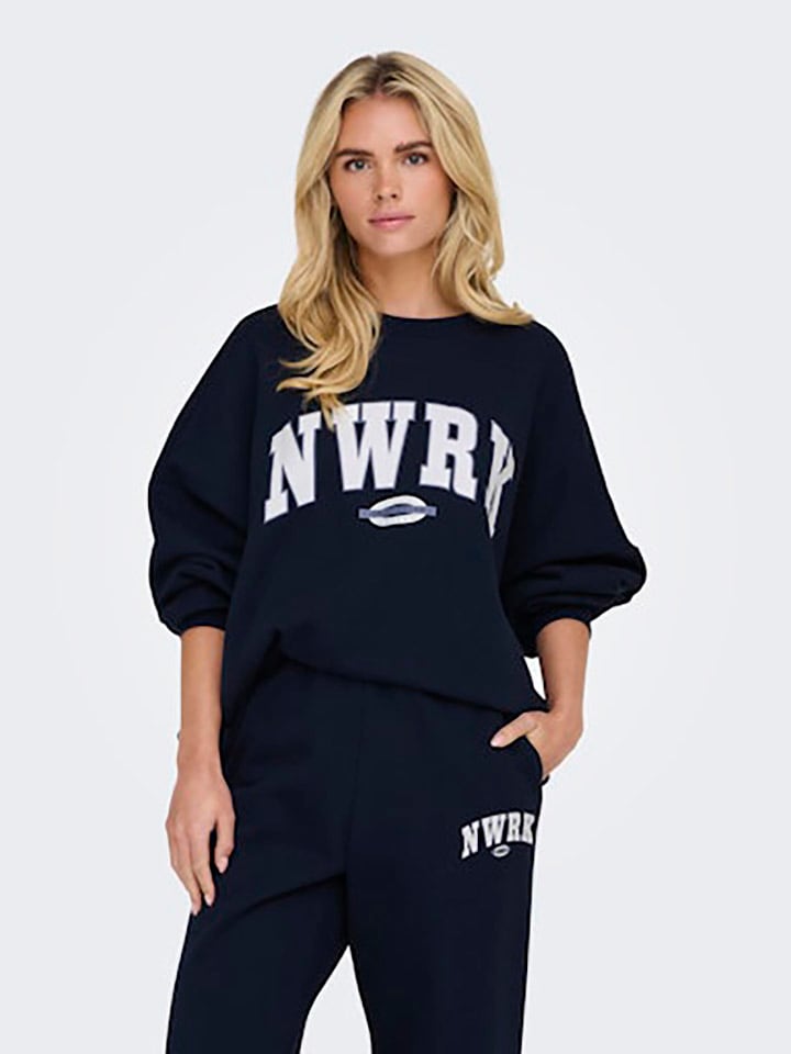 ONLY Sweatshirt in Dunkelblau günstig kaufen