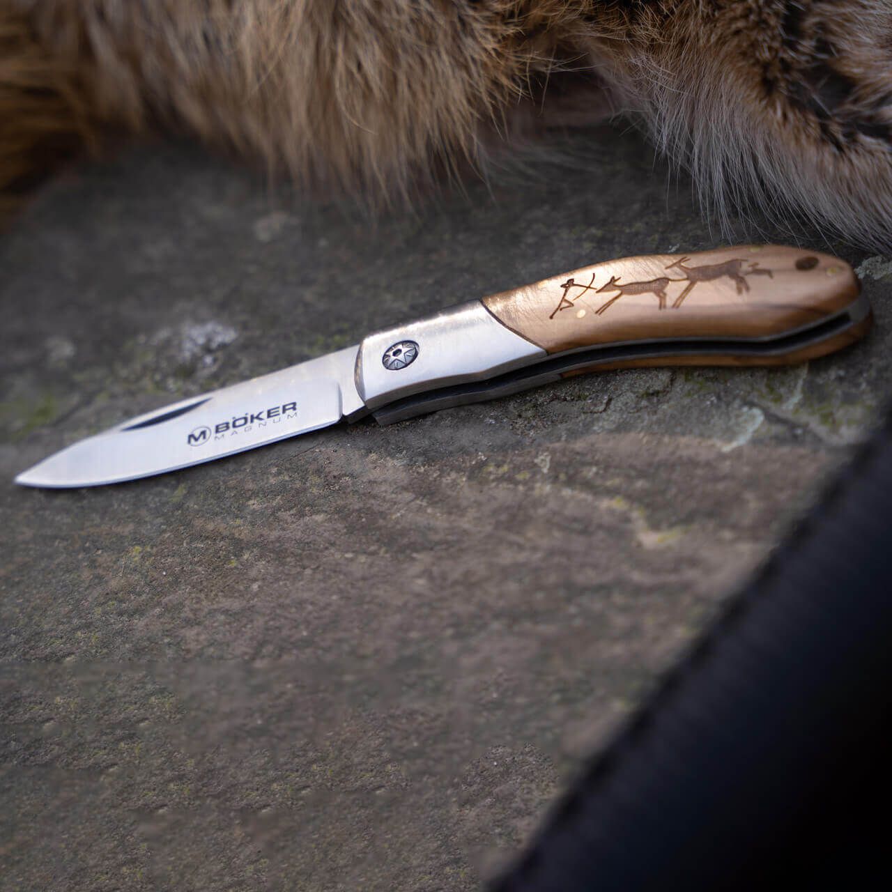 Taschenmesser Caveman Steel