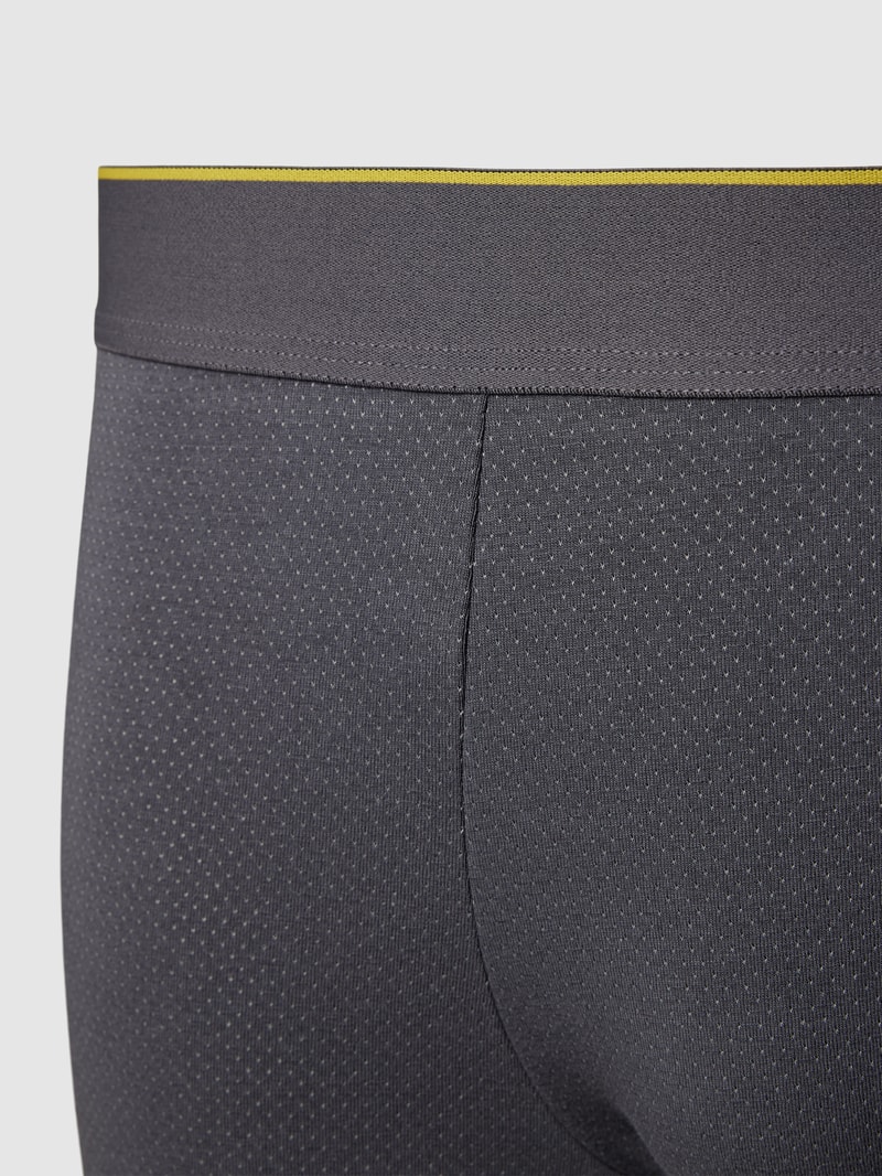 Boxershorts mit elastischem Bund in schwarz