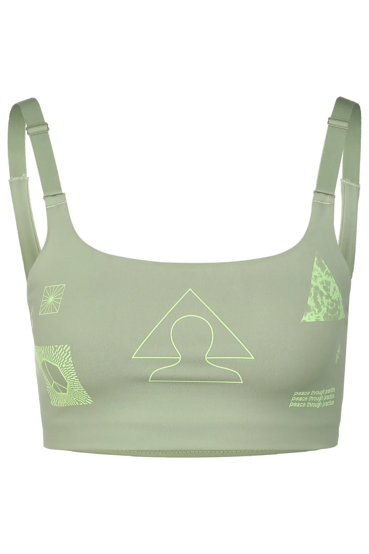 Nike  Sport-BH - Grün - Farbverlauf