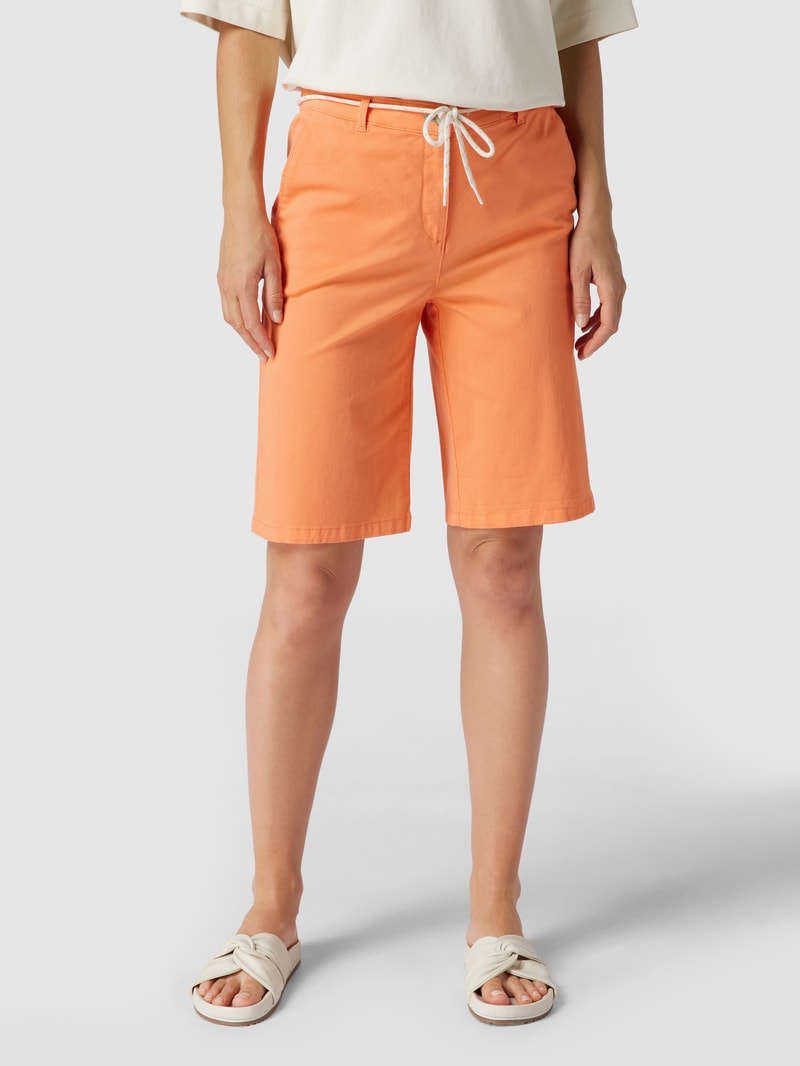 Bermudas mit seitlichen Eingrifftaschen in lachs