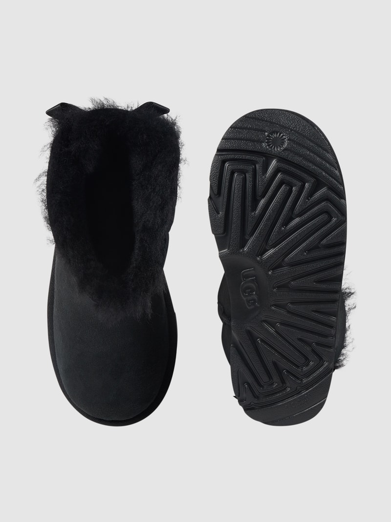 Boots mit Lammfellfutter Modell 'Bailey' in schwarz