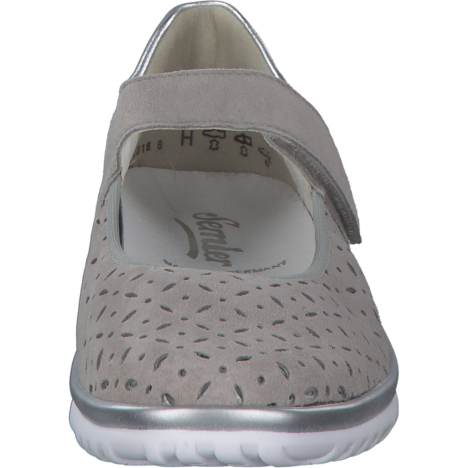 Semler Lena L5075471, Sneakers Low, Damen, Grau (Perle Silber)