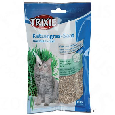 Trixie Katzengras Nachfüllbeutel