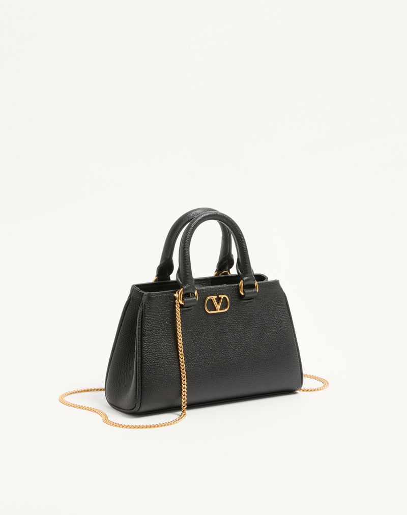 Mini VLogo Signature Bag i Kornet kalveskind