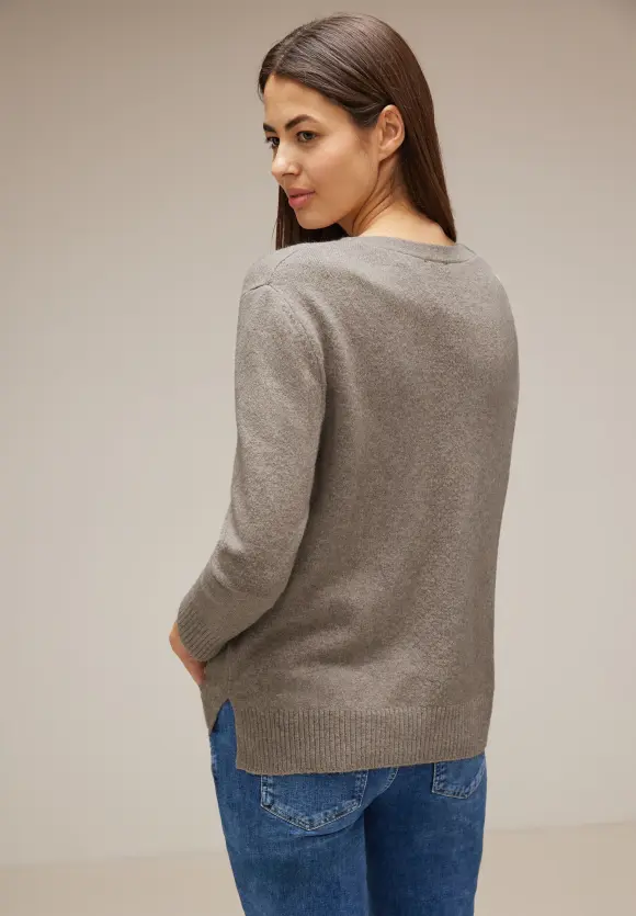 Street One Cardigan mit V-Ausschnitt