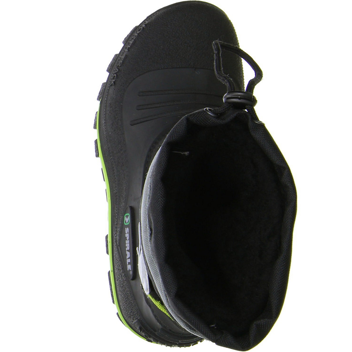 Kinder Jungen Mädchen gefütterter Winterstiefel Snowboots Klettverschluss schwarz