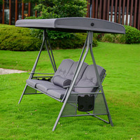 Home Deluxe Hollywoodschaukel DESCANSO Grau