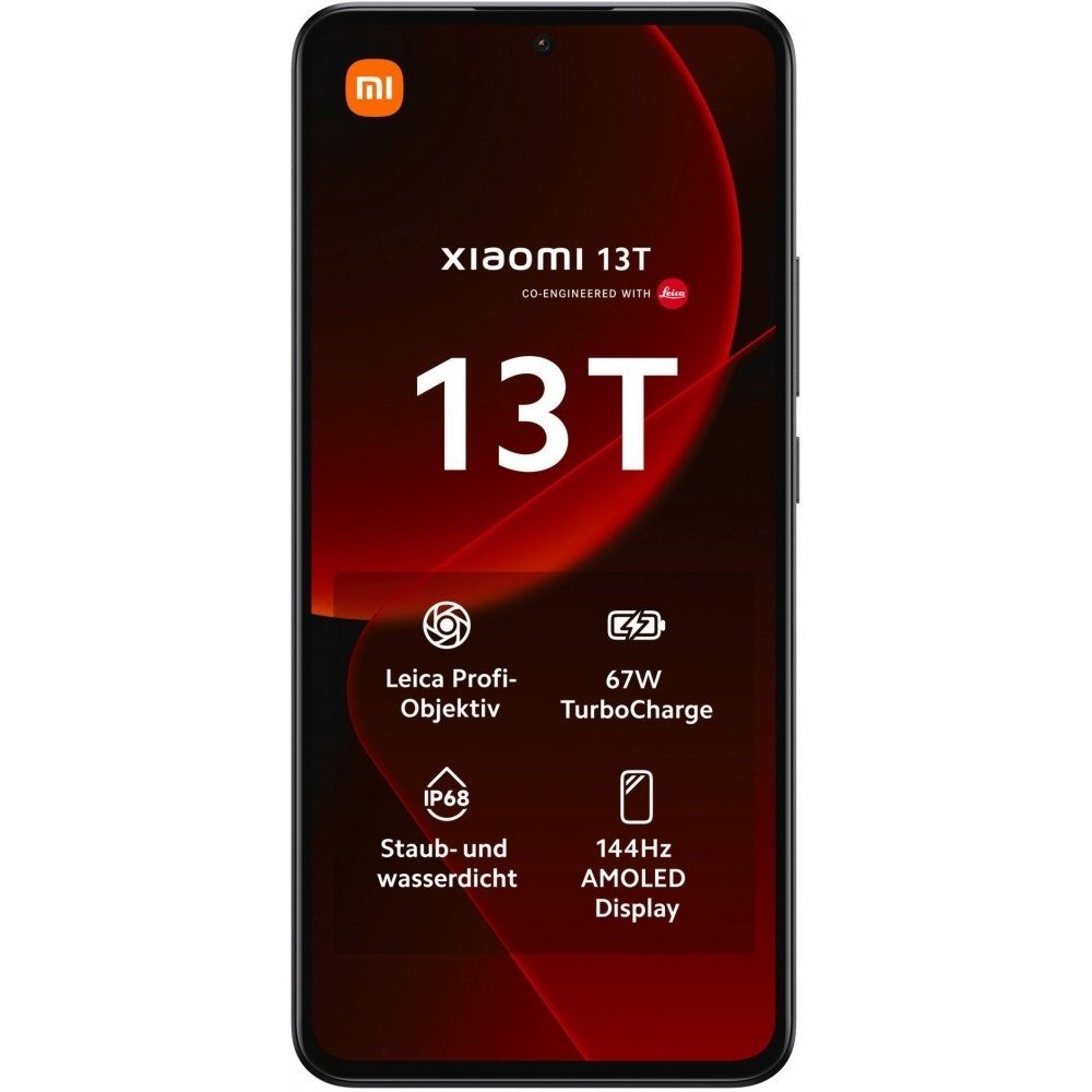 Xiaomi 13T 5G 256 GB / 12 GB - Smartphone - black Smartphone (6,67 Zoll, 256 GB Speicherplatz)