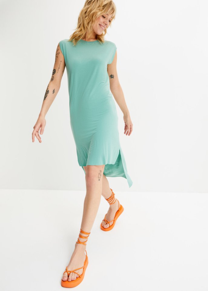 Shirtkleid mit Rückenprint