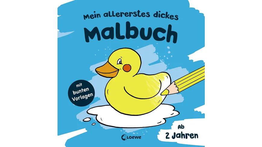 Mein allererstes dickes Malbuch (Badeente)