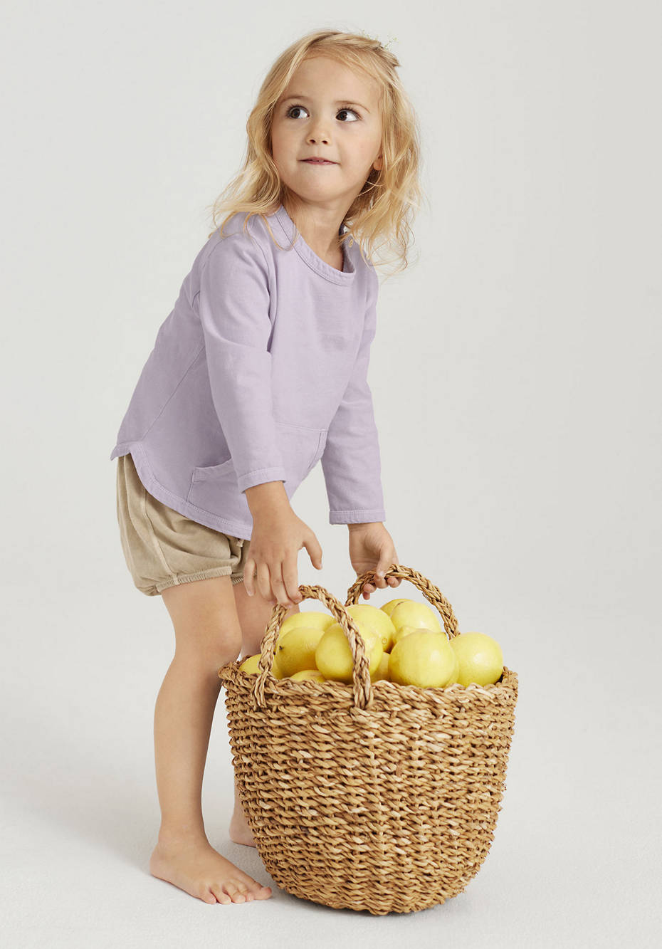 Shorts Mineral Dye aus reiner Bio-Baumwolle