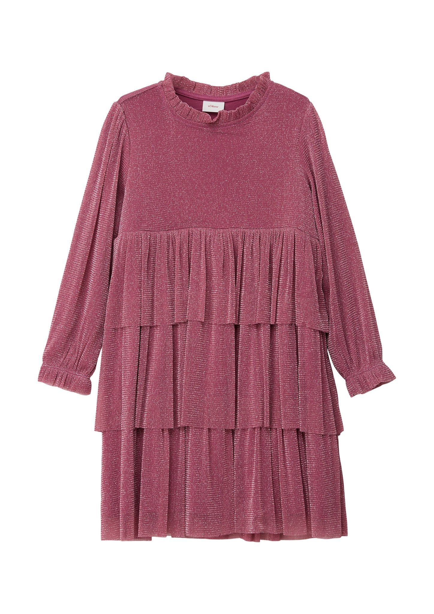 s.Oliver Junior Babydollkleid mit mehrlagigem Chiffon