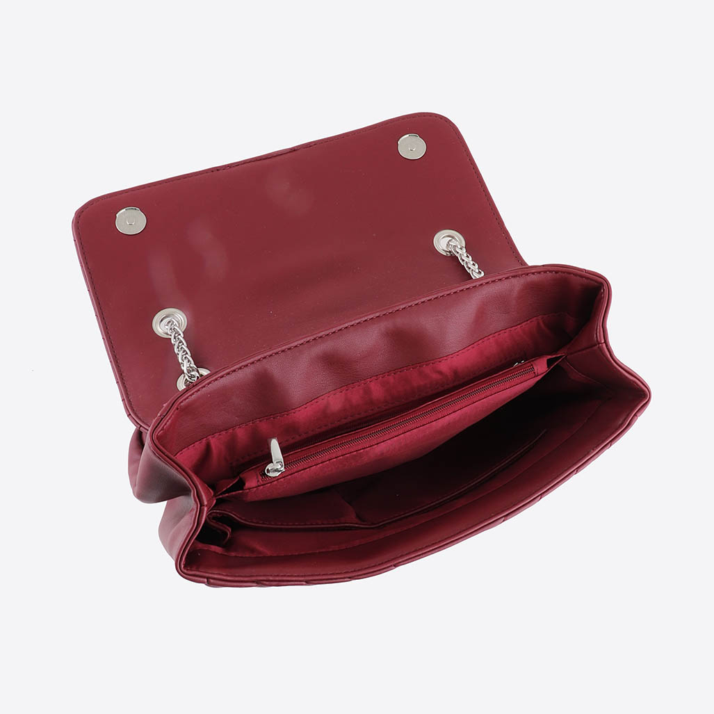 ANGIE  Sac à main bordeaux femme