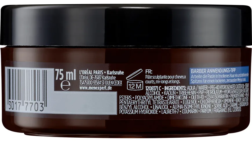 L'oréal Men Expert Barber Messy Hair 75ml 75 ml